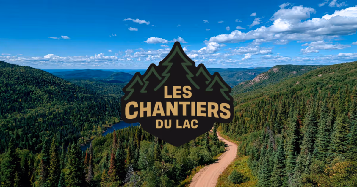 Site web Les Chantiers du Lac — entreprise forestière québécoise (30+ ans d'expérience, 200 000 m³ de bois par année).