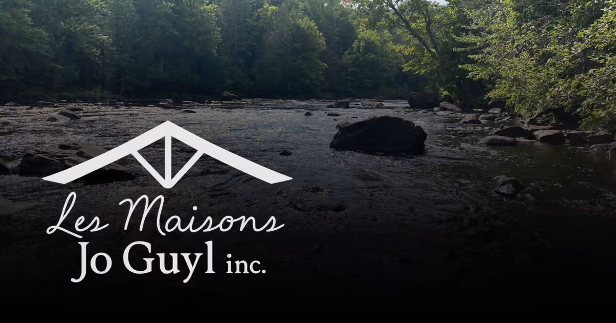 Site web Les Maisons Jo Guyl — location de chalet moderne aux portes de Lanaudière.