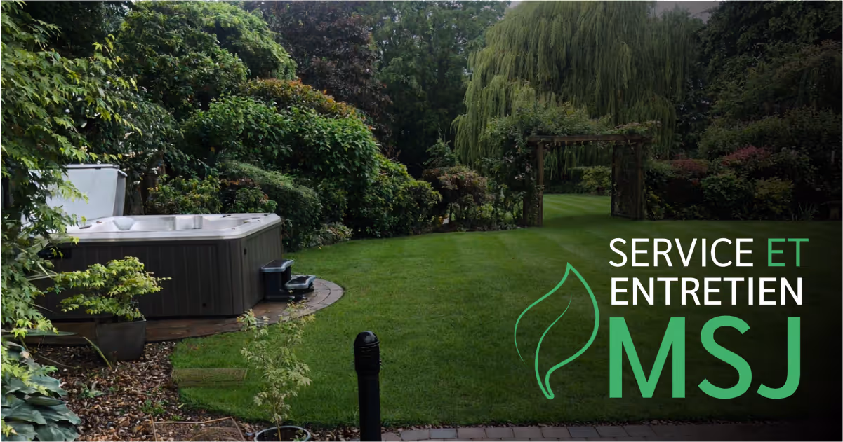 Site web Service et Entretien MSJ — entretien extérieur, piscines et abris d'auto à Mont-Laurier et Gatineau.